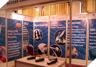 The Access Group Stall at 7th International E-Commerce conference and Exhibition, held at Pearl Continental, Karachi.